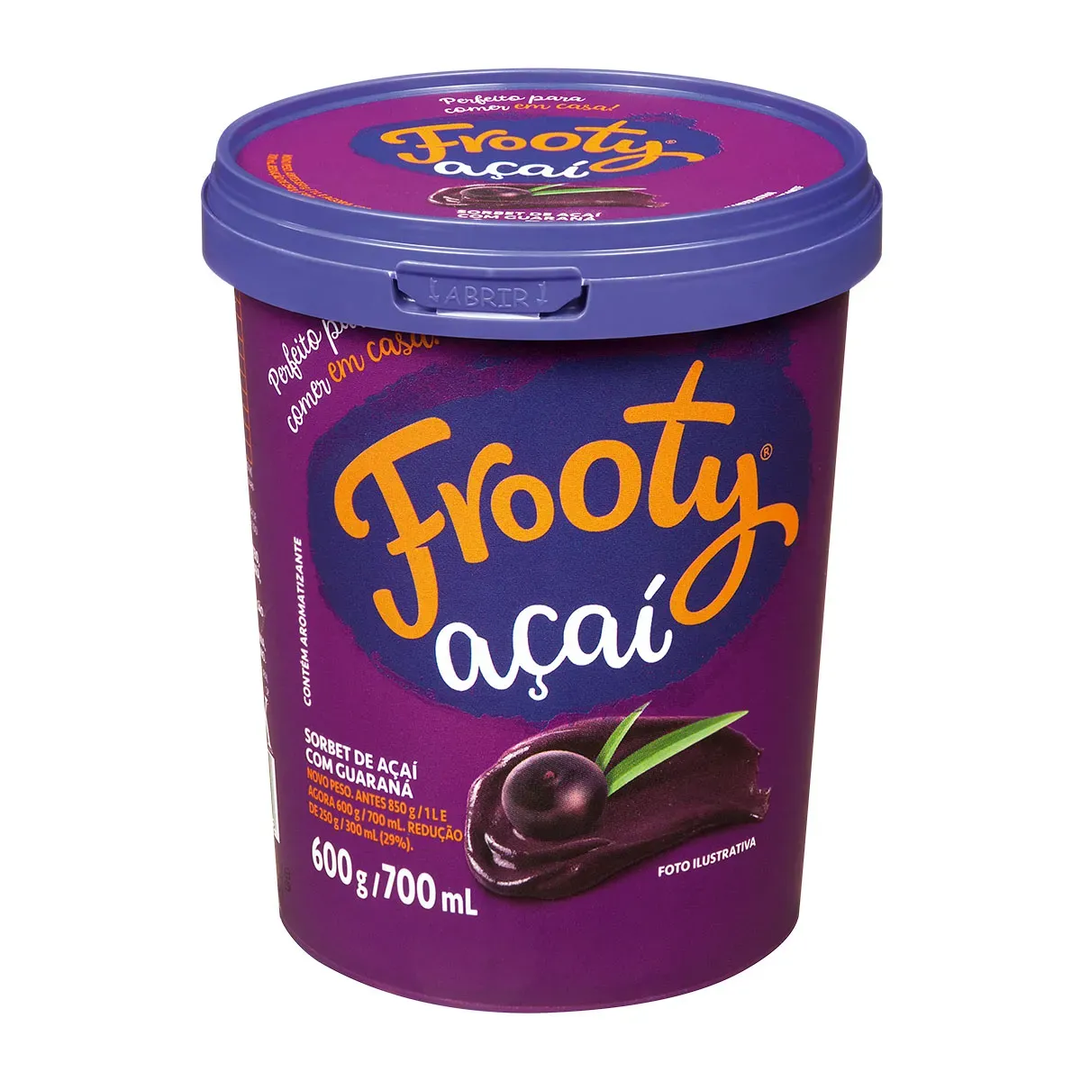 Açaí com Guaraná Frooty 700ML