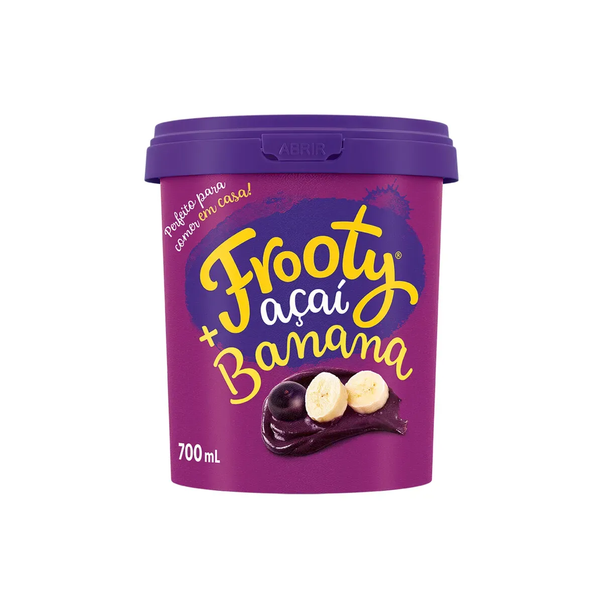 Sorbet Açaí e Banana Frooty 700ML