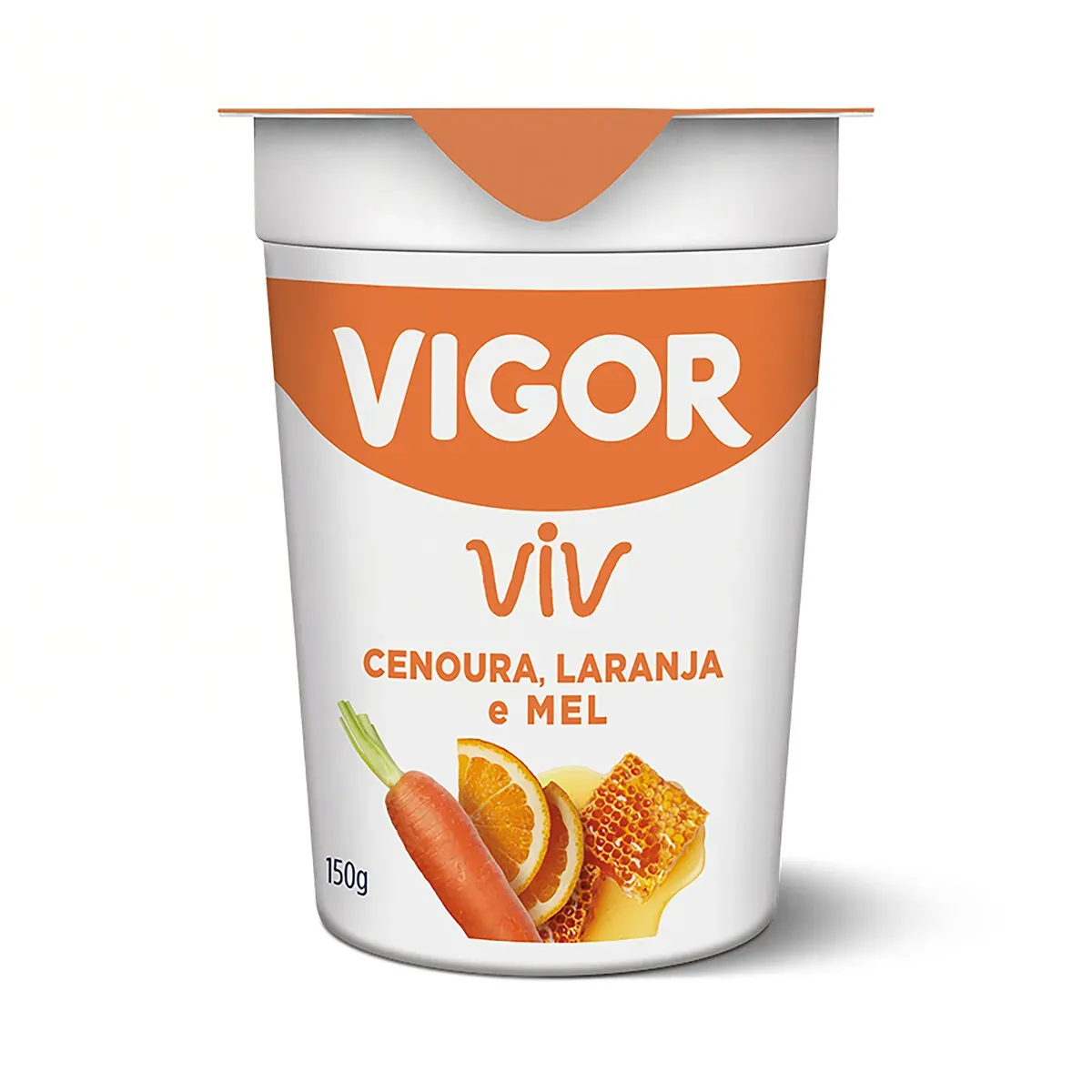 Iogurte Integral Cenoura, Laranja Mel Vigor 150G