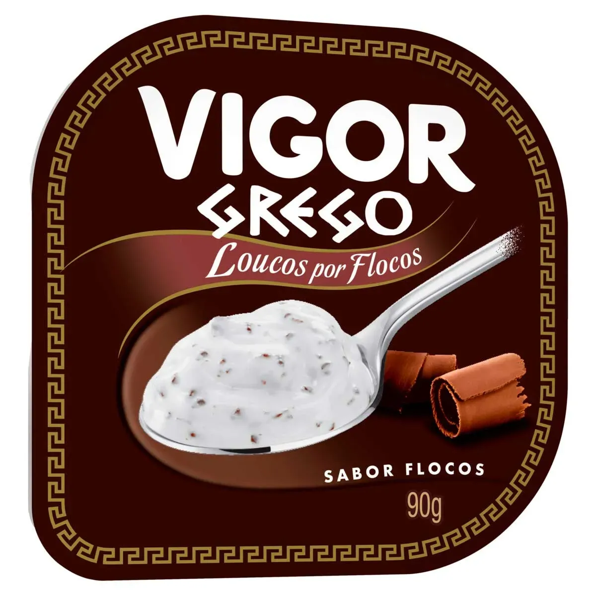 Iogurte Grego Flocos Loucos por Flocos Vigor 90G