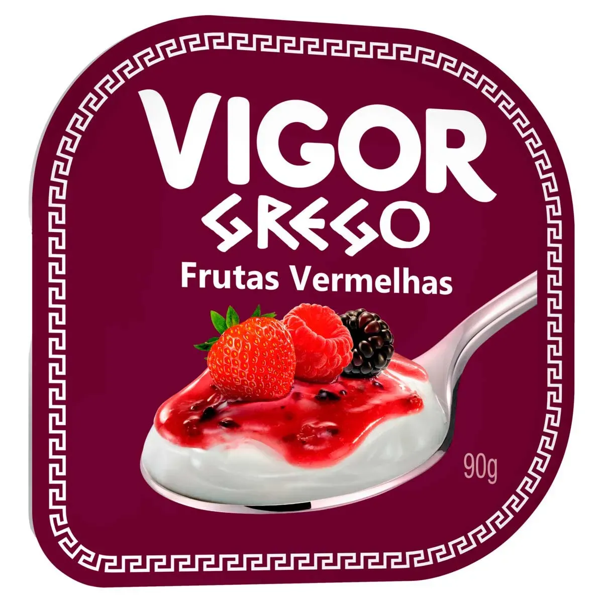 Iogurte Grego com Calda Frutas Vermelhas Vigor 90G