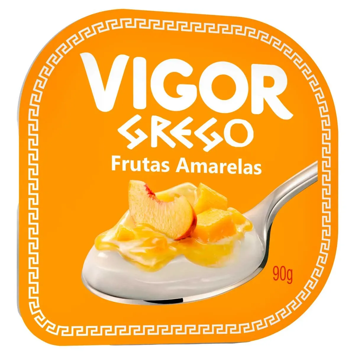 Iogurte Grego com Calda Frutas Amarelas Vigor 90G