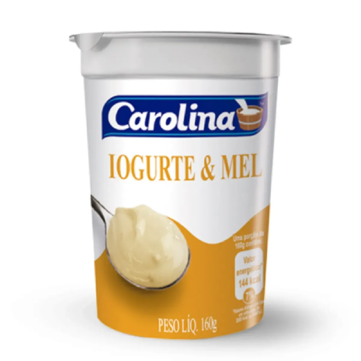 Iogurte Natural Carolina Mel 160G