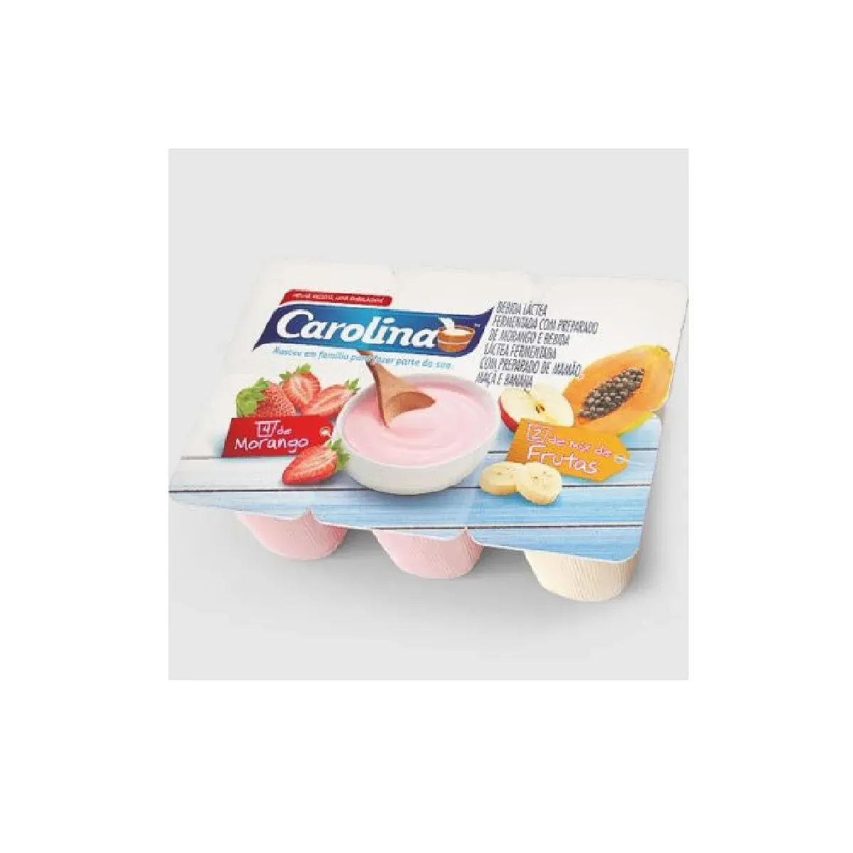 Bebida Láctea Carolina Mix de Frutas 510G
