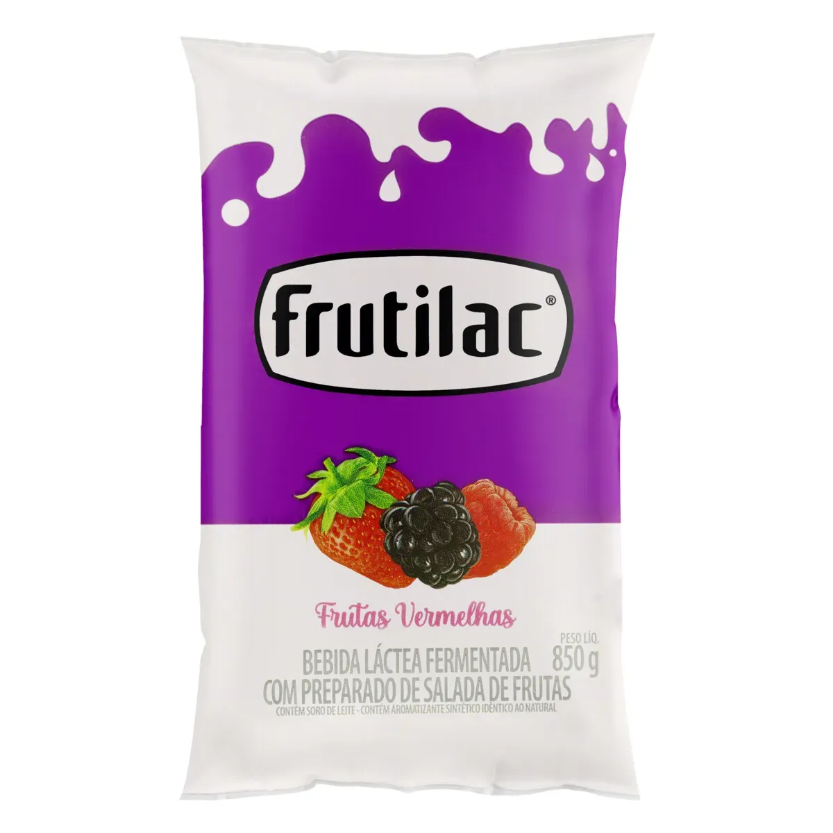 Bebida Láctea Fermentada Frutas Vermelhas 850G