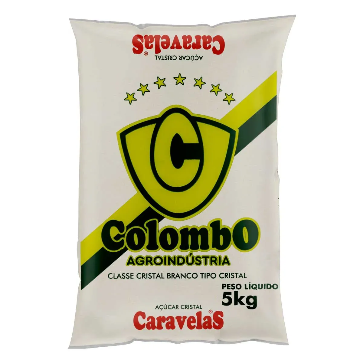 Açúcar Cristal Caravelas 5KG