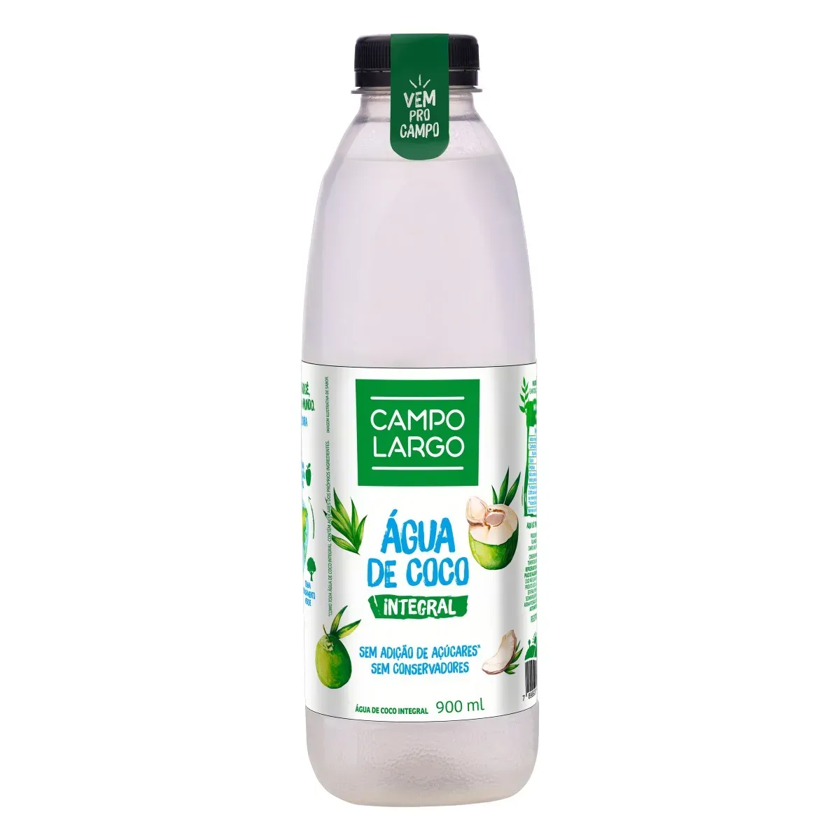 Água de Coco Integral Campo Largo 900ML