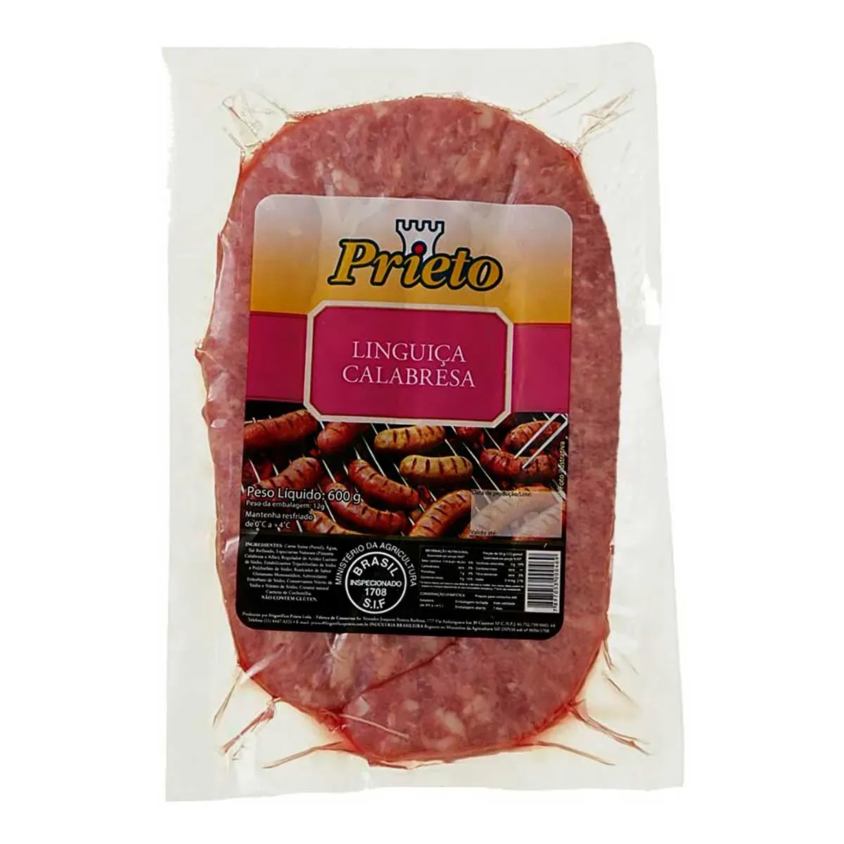 Linguiça Calabresa Prieto 500G