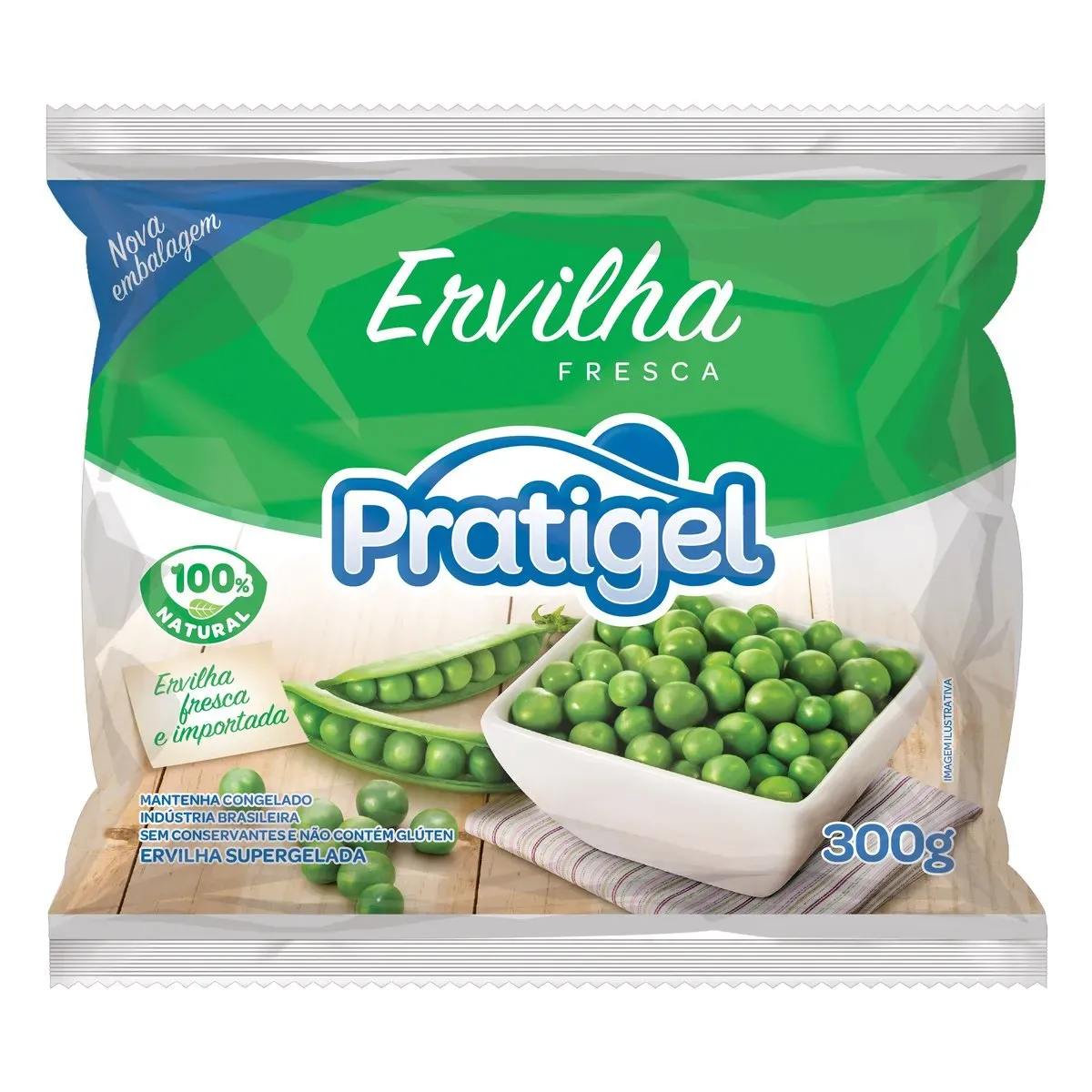 Ervilha Supergelada Fresca Pratigel 300G