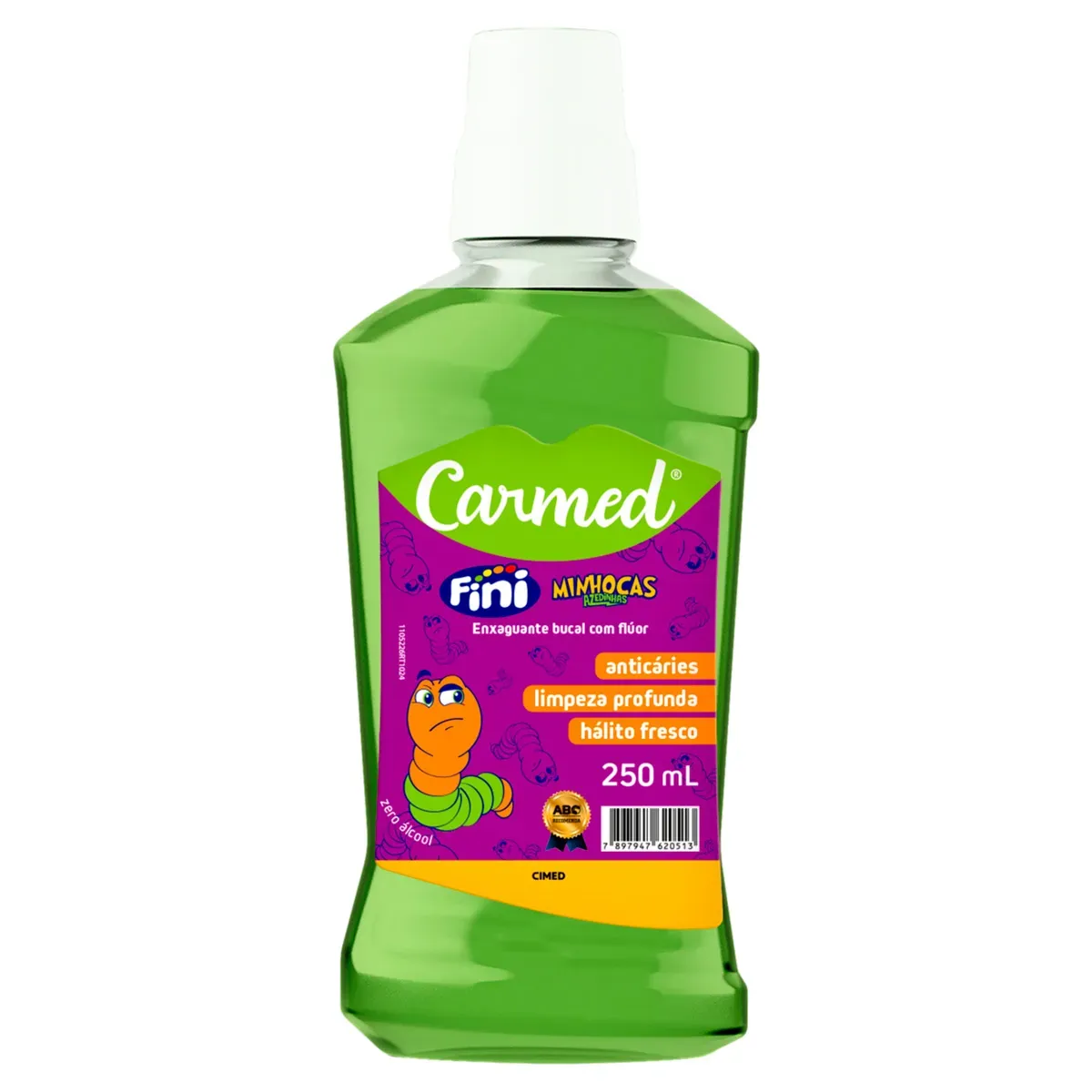 Enxaguante Bucal Zero Álcool Fini Minhocas 250ML