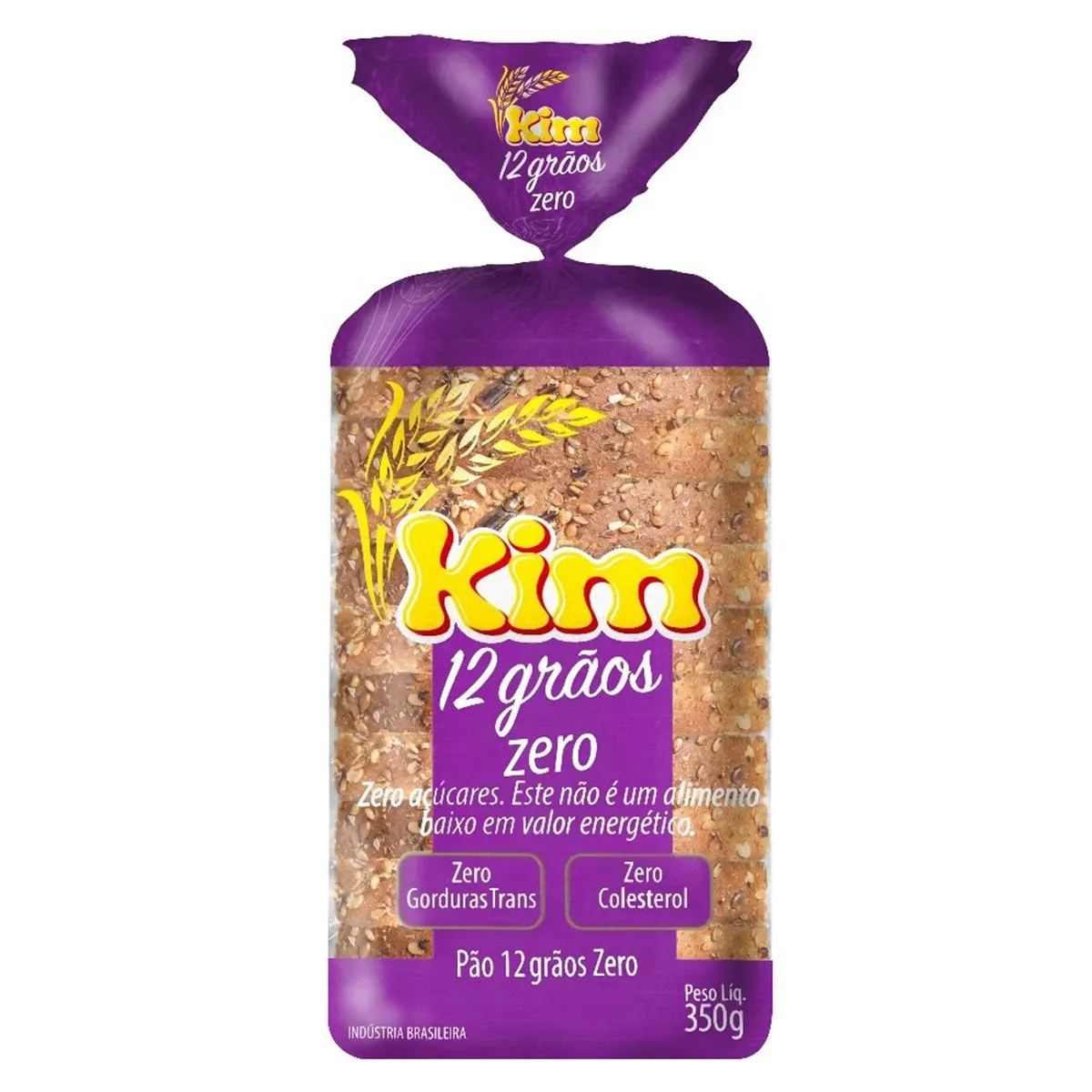 Pão de Forma 12 Grãos Kim 350G