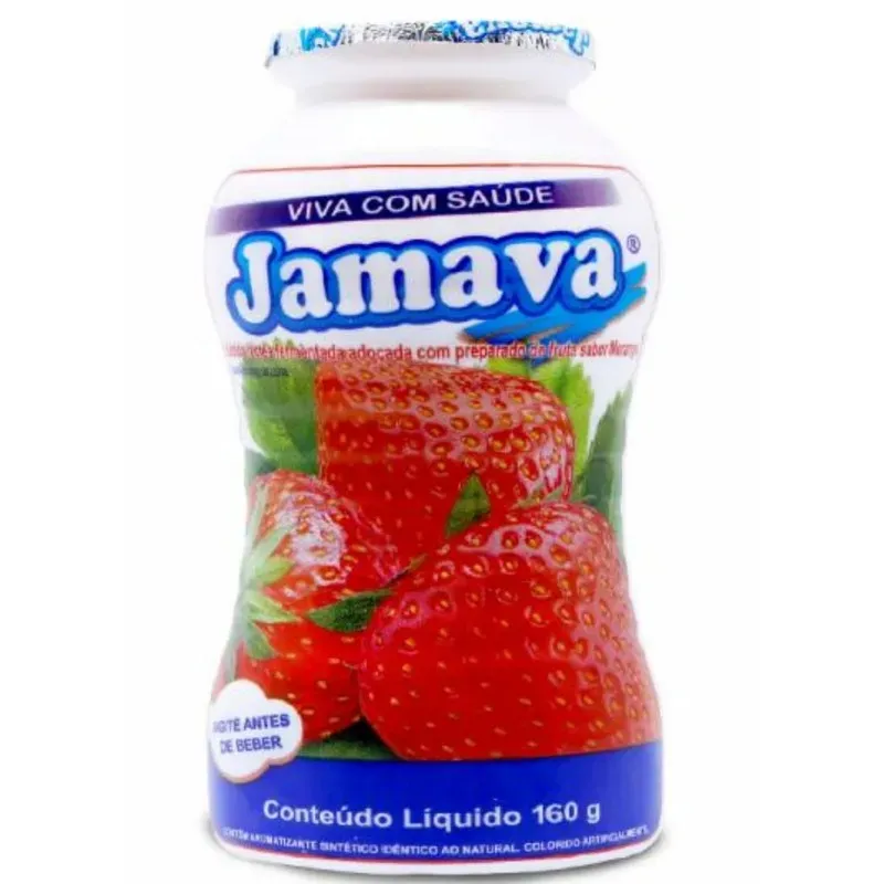 Bebida Láctea Fermentada Morango Jamava 160G