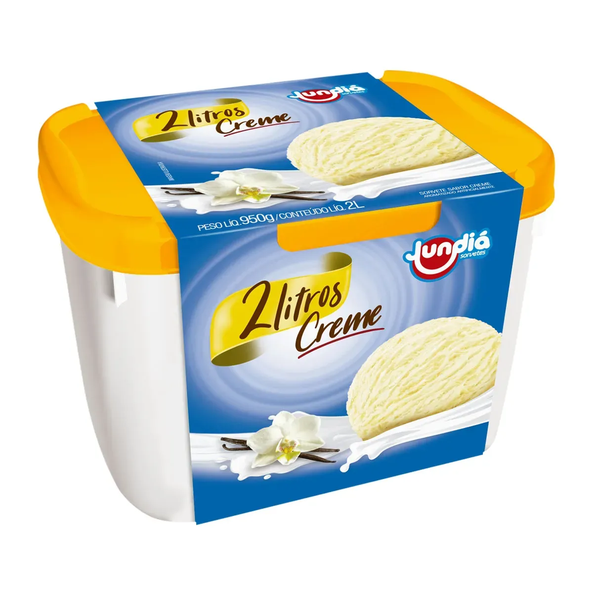 Sorvete de Creme Jundiá 2L