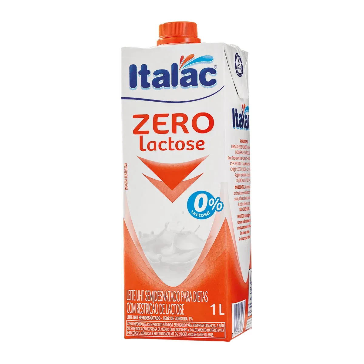 Leite Semidesnatado Sem Lactose Italac 1L