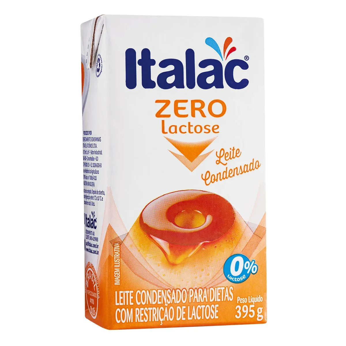 Leite Condensado Zero Lactose Italac 395G