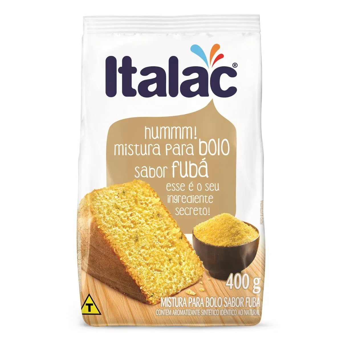 Mistura para Bolo Fubá Italac 400G