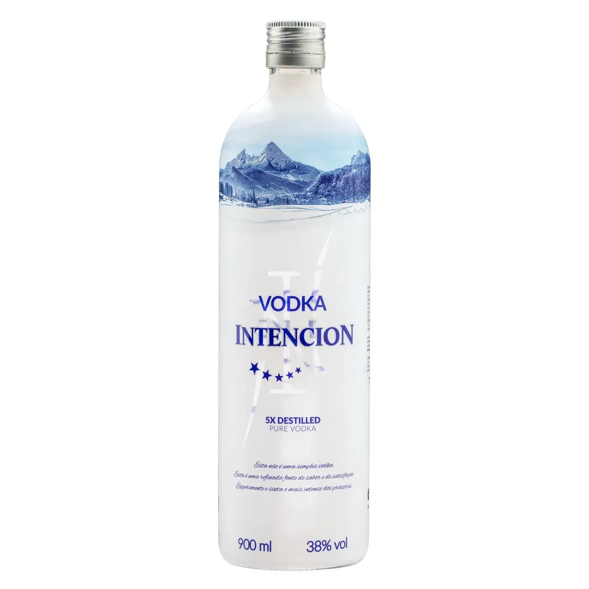 Vodka 5x Destilada Intencion 900ML