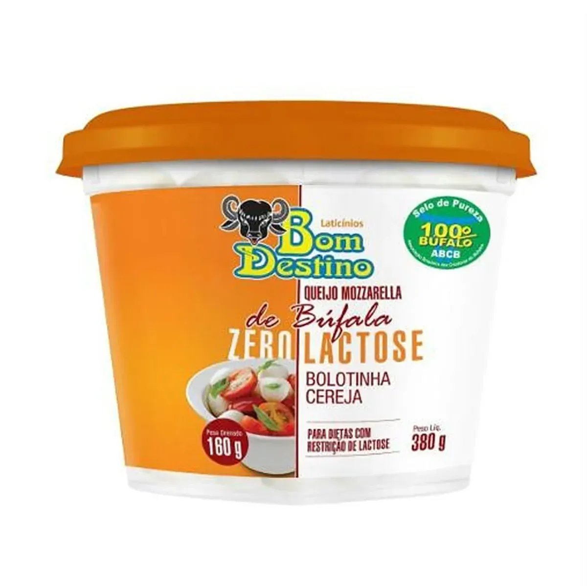 Queijo Mussarela Bom Destino Zero Lactose 160G