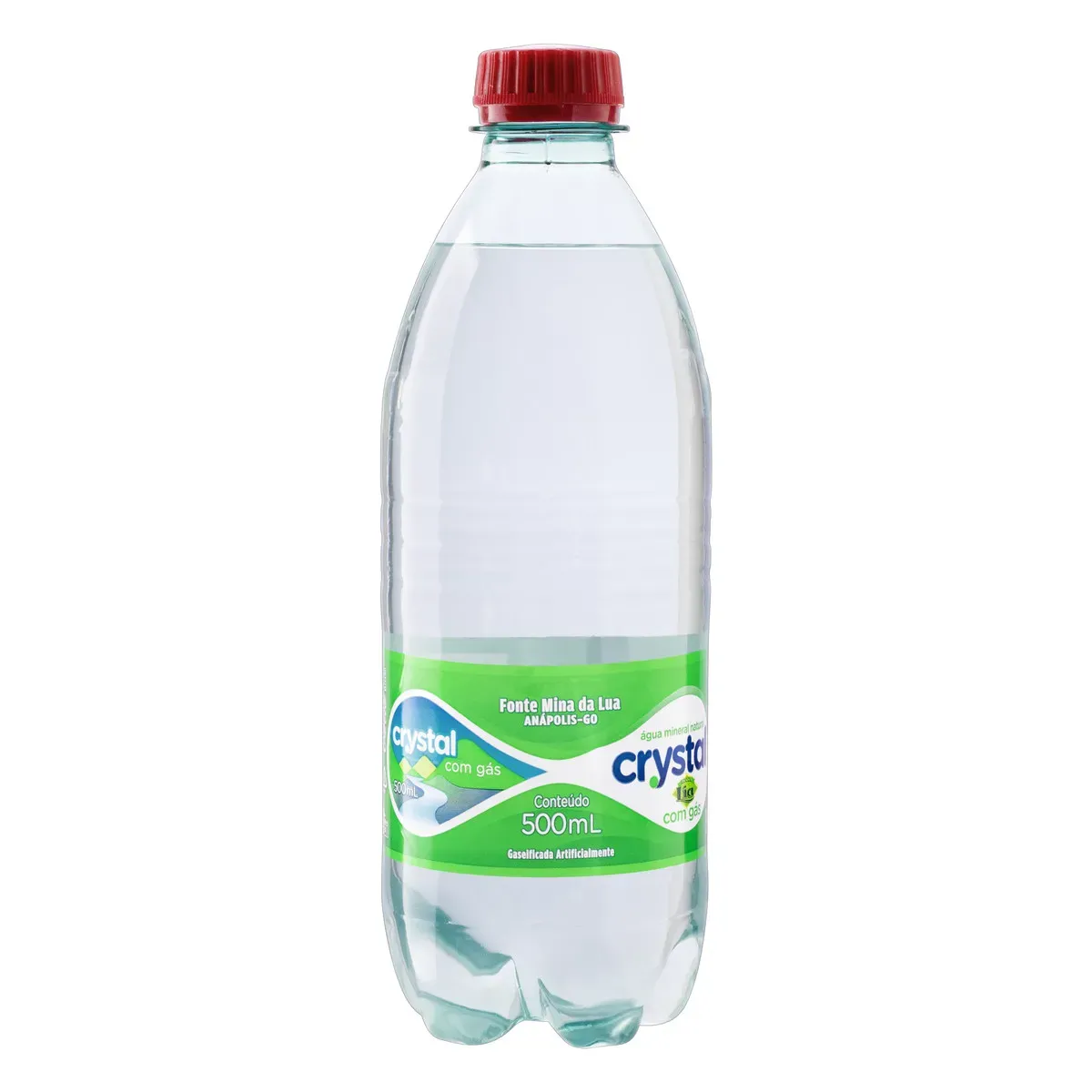 Água Mineral Natural Gás Acqua Lia Crystal 500ML