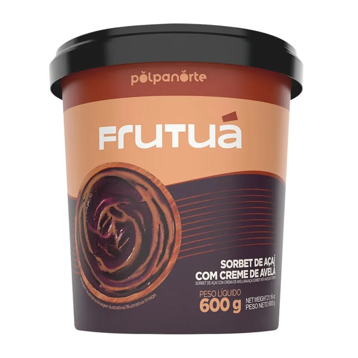 Açaí Avelã Polpanorte Frutuá 600G