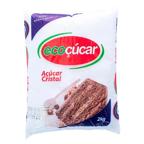 Açúcar Cristal Ecoçúcar 2KG