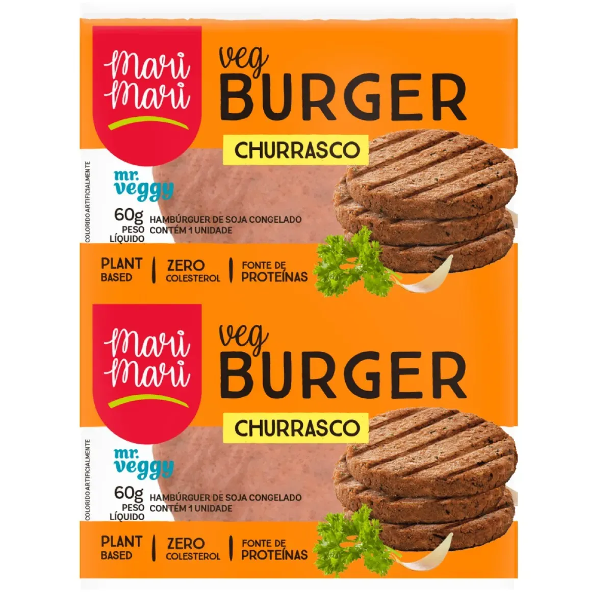 Hambúrguer de Soja Churrasco Mr. Veggy 60G
