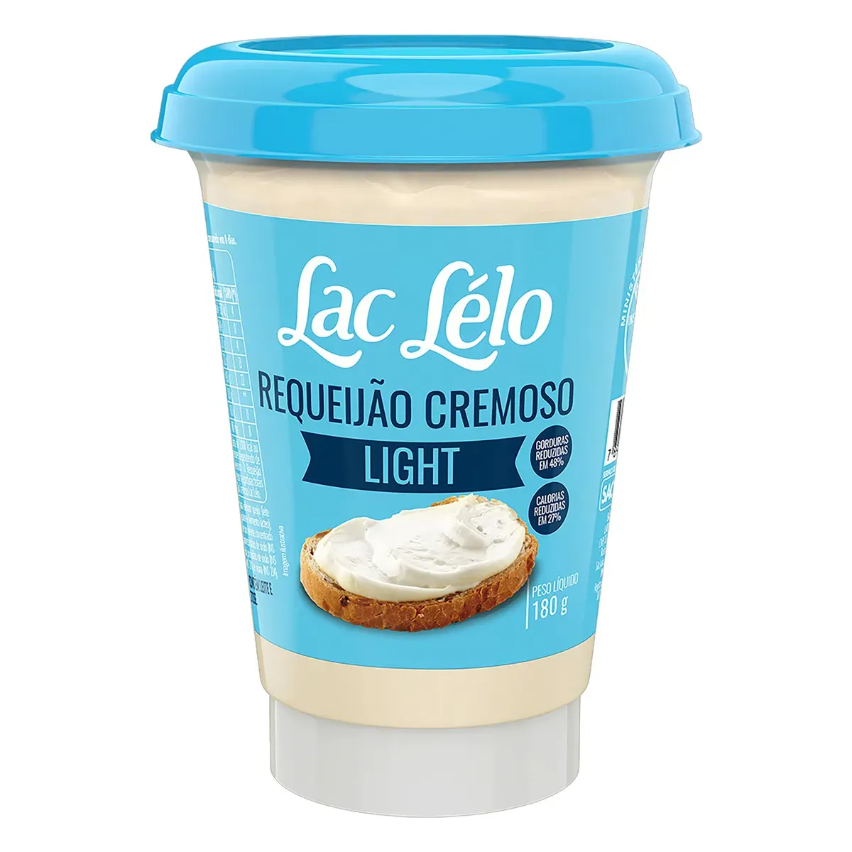 Requeijão Cremoso Light Lac Lélo Copo 180G
