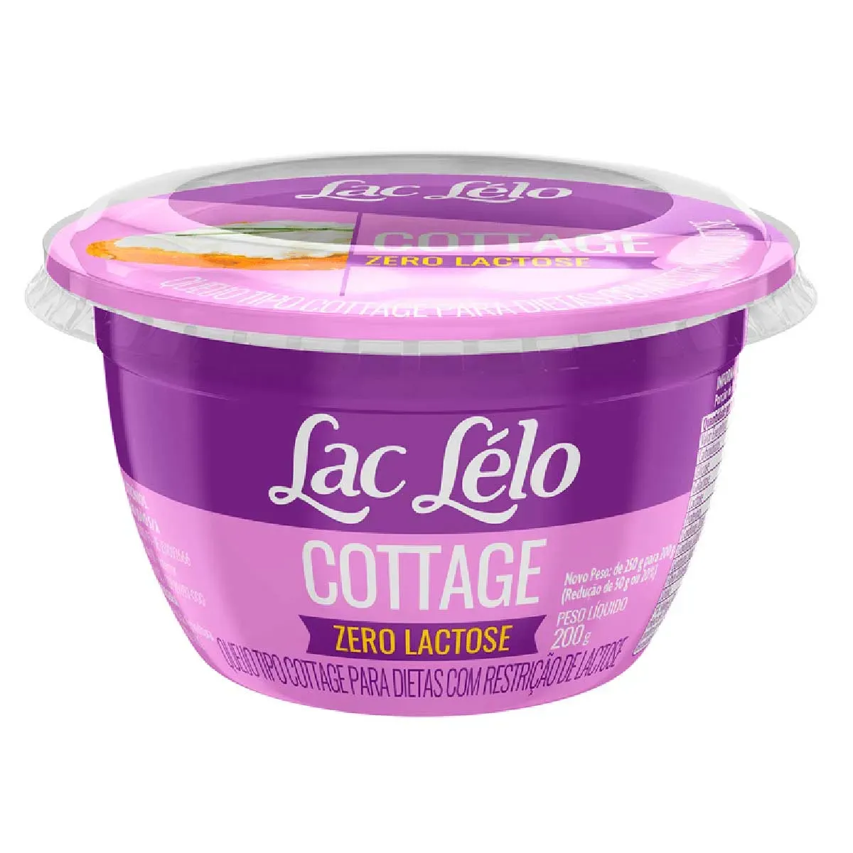 Queijo Cottage Zero Lactose Lac Lélo 200G
