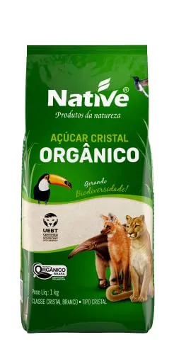 Açúcar Cristal Orgânico Native 1KG
