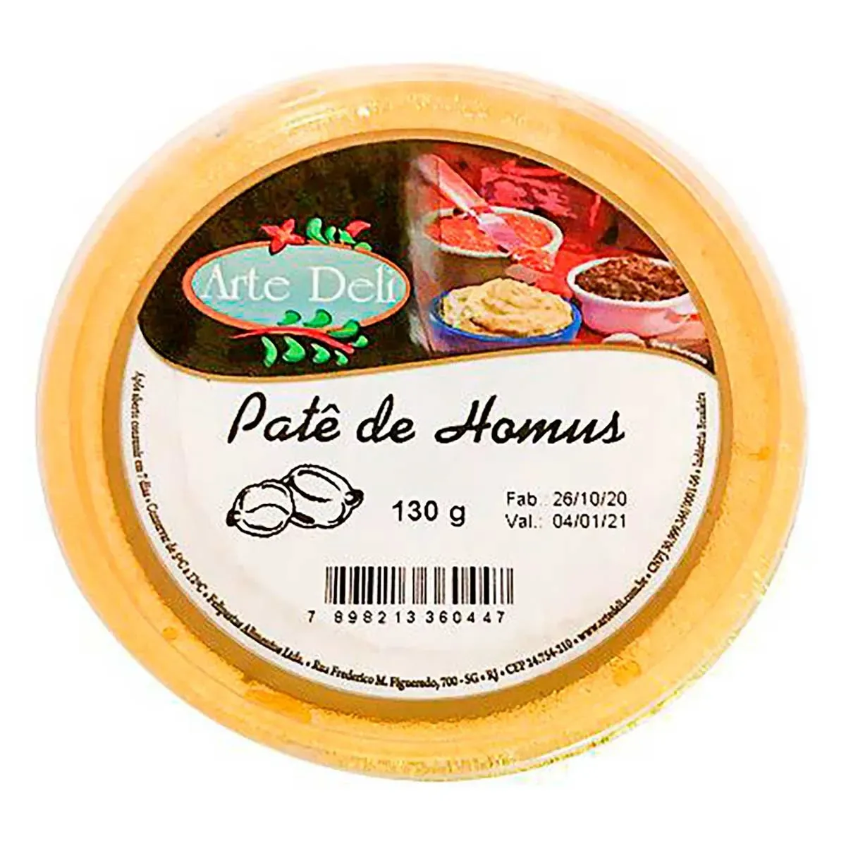Patê de Homus Arte Deli 130G