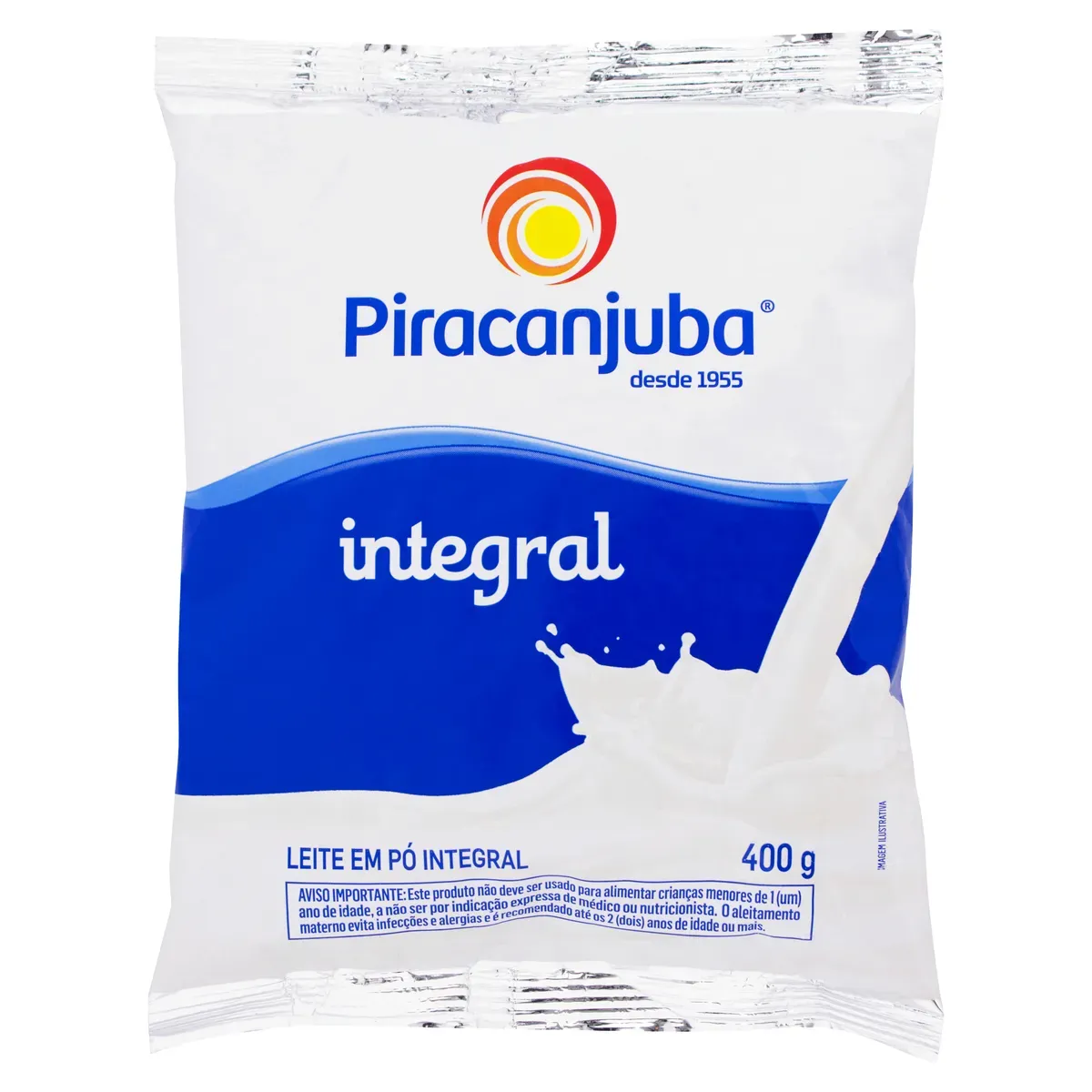Leite em Pó Piracanjuba Integral 400G