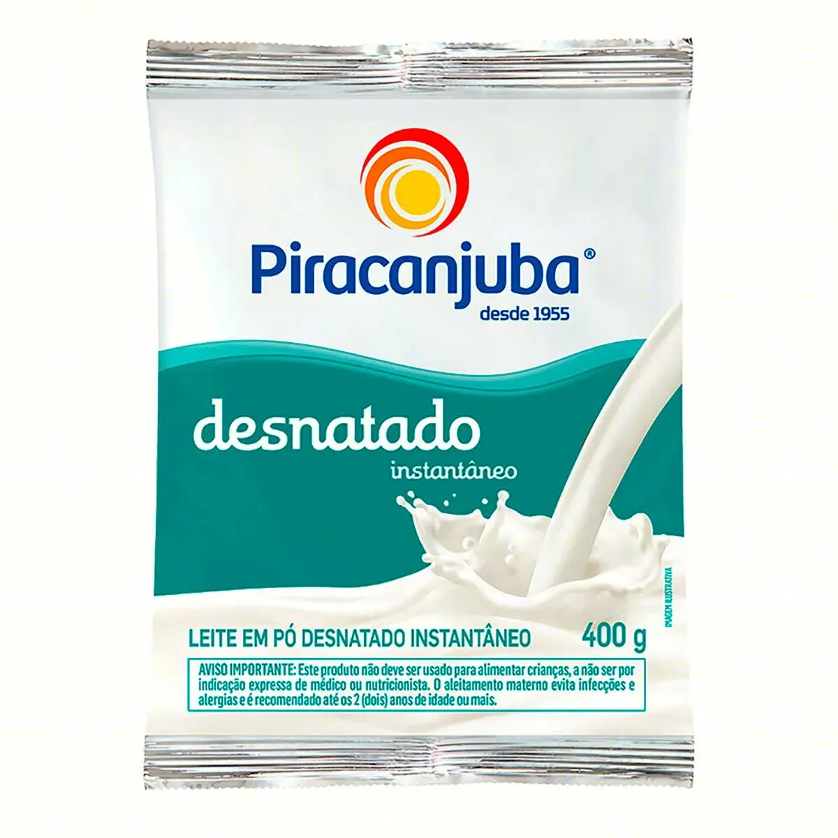 Leite em Pó Instantâneo Desnatado Piracanjuba 400G