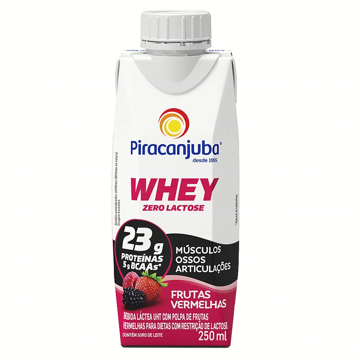 Bebida Láctea Frutas Vermelhas Piracanjuba 250ML