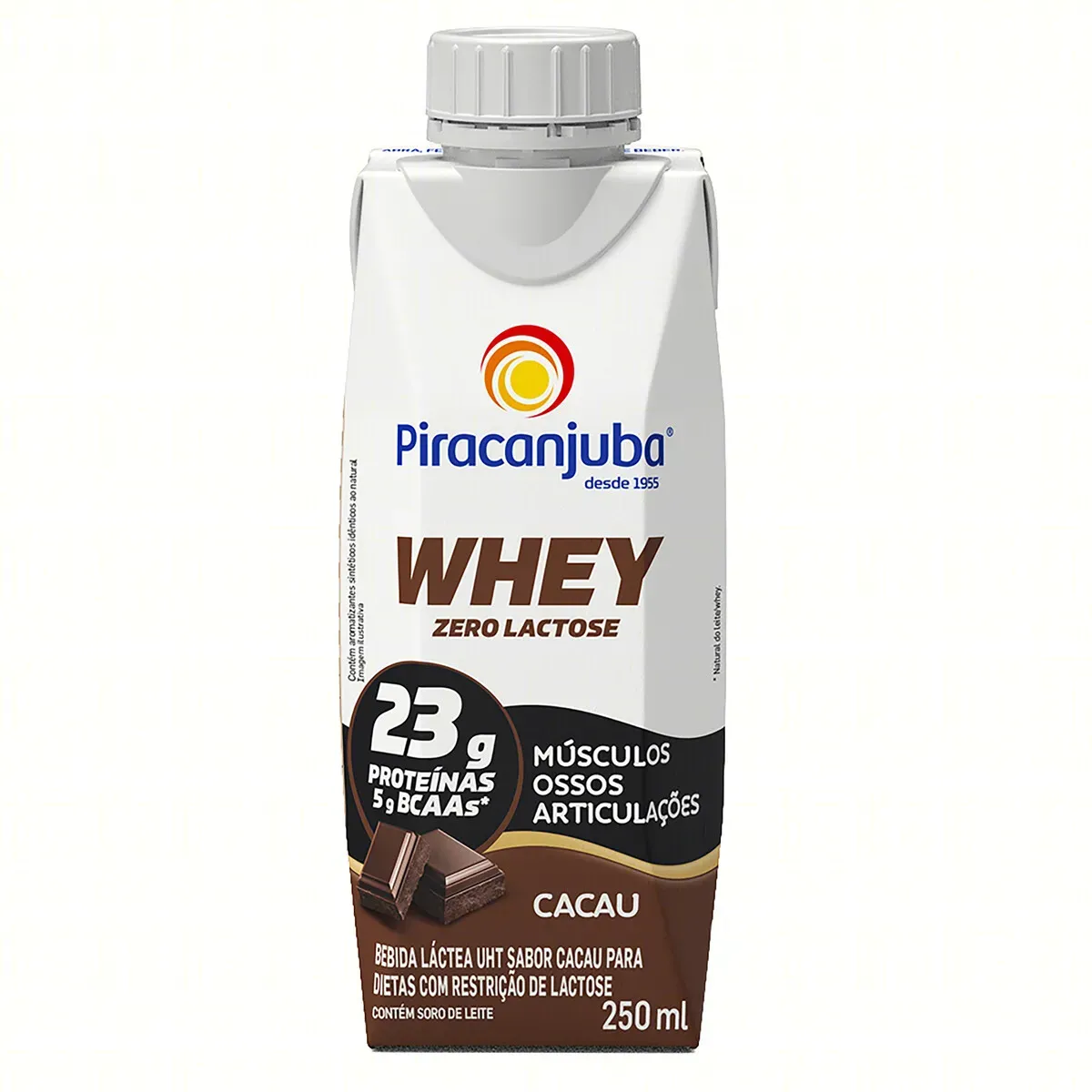 Bebida Láctea Cacau Zero Lactose Piracanjuba 250ML