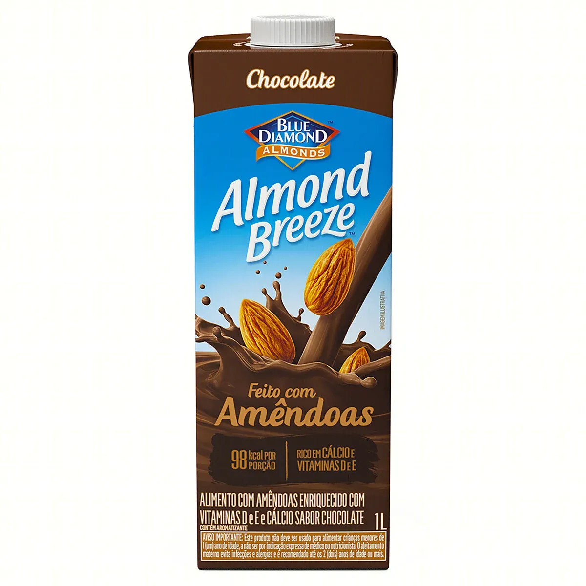 Bebida à Base Amêndoa Chocolate Blue Diamond 1L