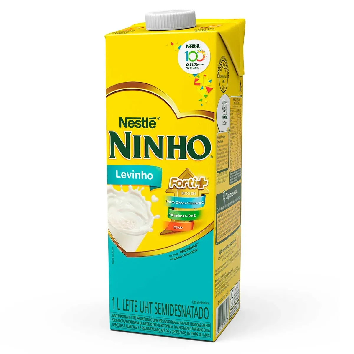 Leite Semidesnatado Vitaminado Ninho 1L