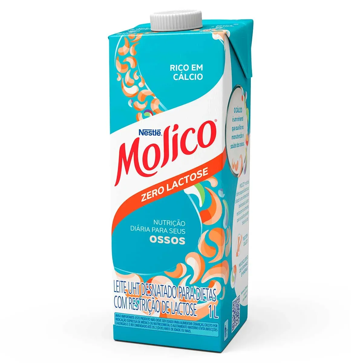 Leite Desnatado Vitaminado Zero Lactose Molico 1L