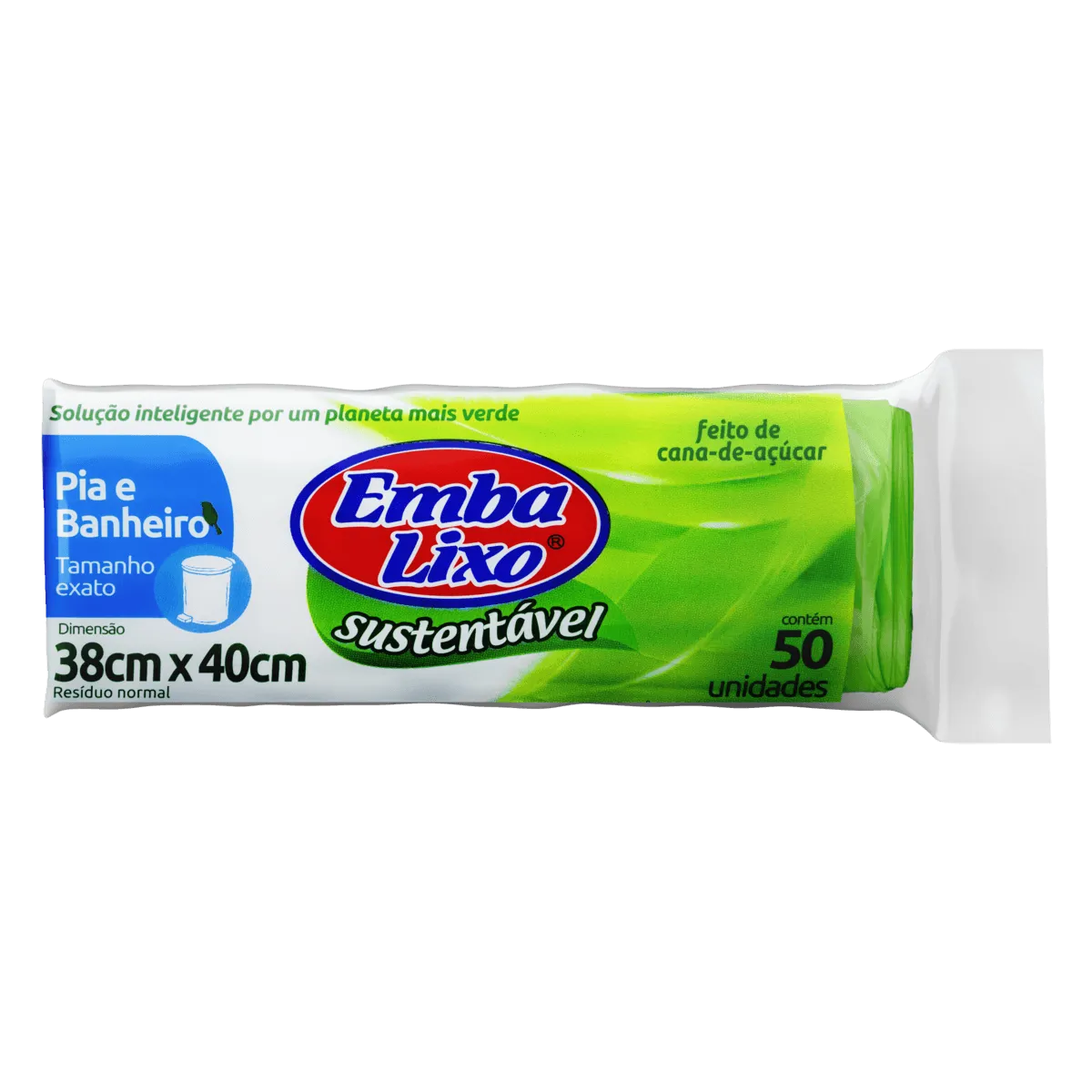 Sacos Lixo Pia Banheiro Embalixo 50UN
