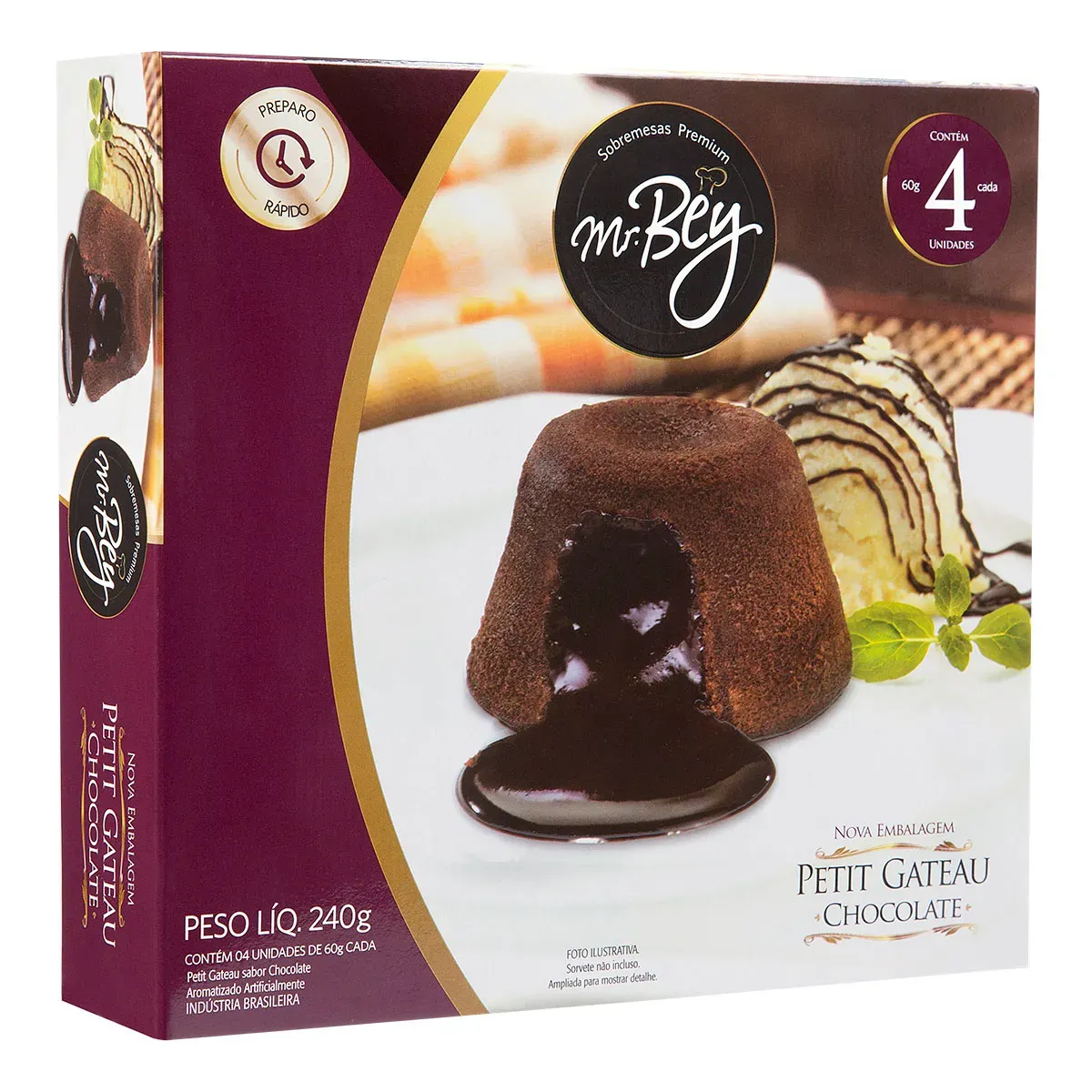 Petit Gateau Chocolate Mr Bey 4UN