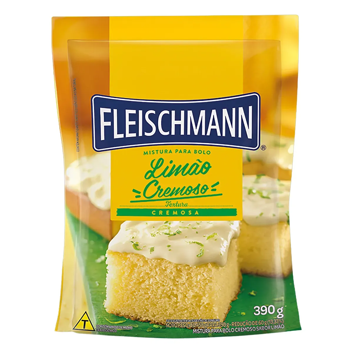 Mistura para Bolo Cremoso Limão Fleischmann 390G