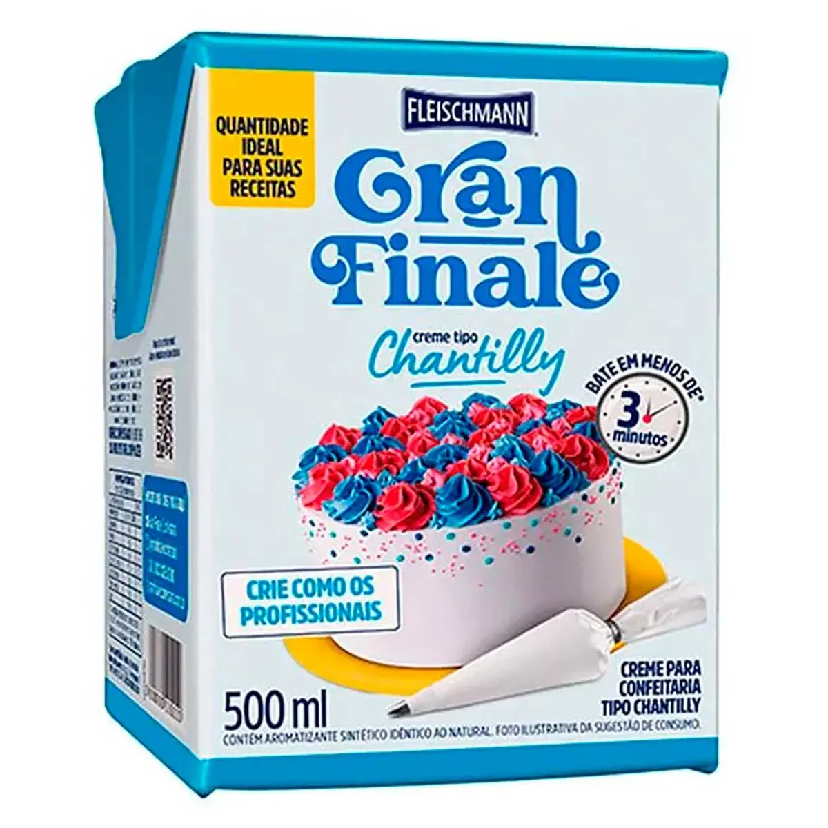 Creme de Chantilly Gran Finale Fleischmann 500ML