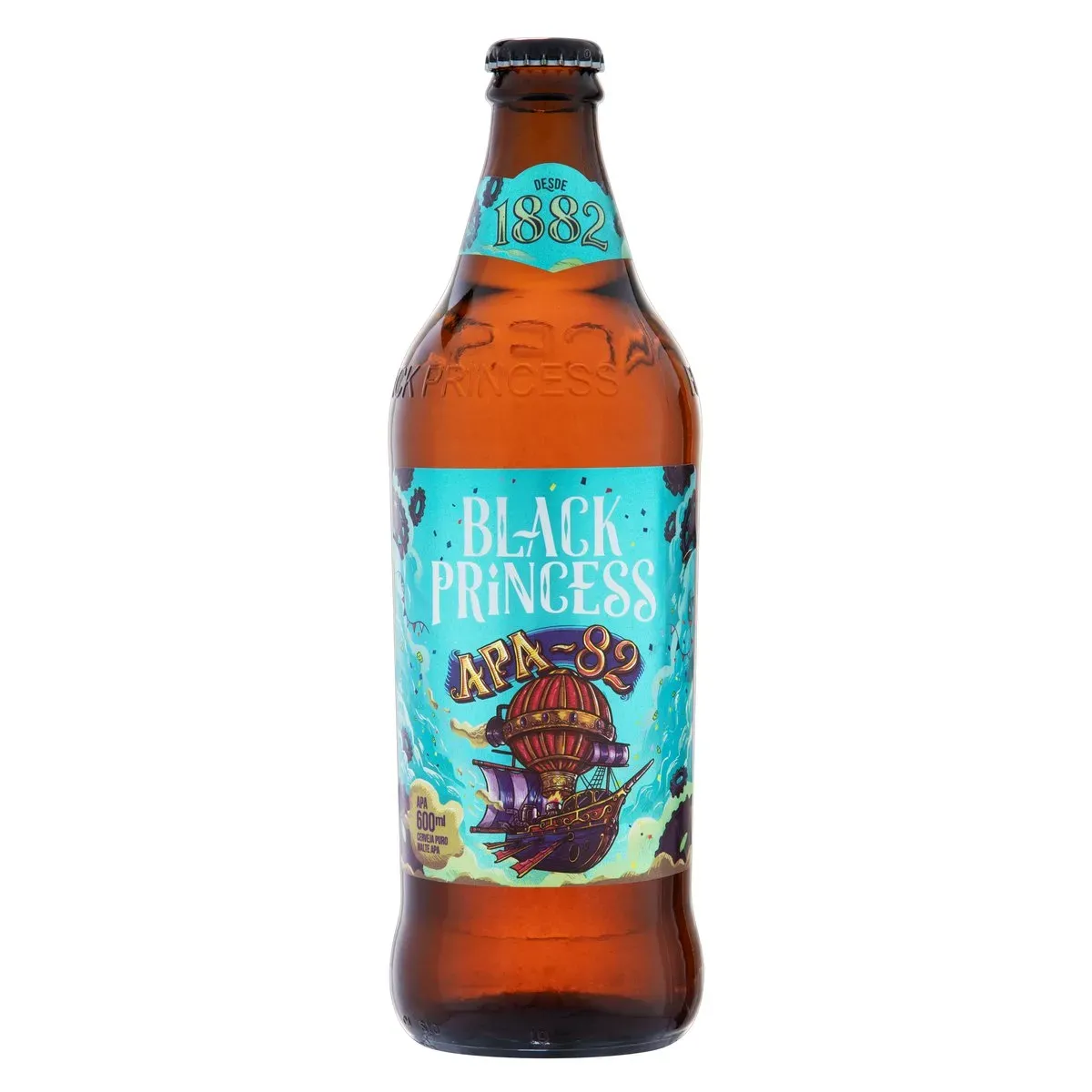 Cerveja Black Princess Puro Malte APA 600ML
