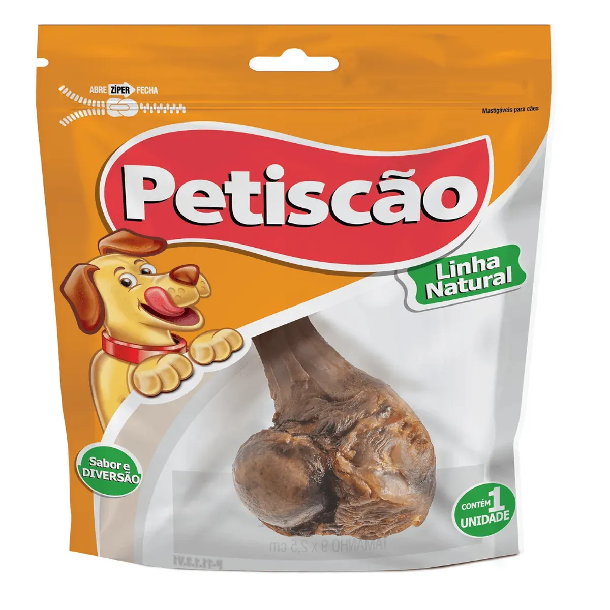 Osso Mini Femur Petiscão Natural UN