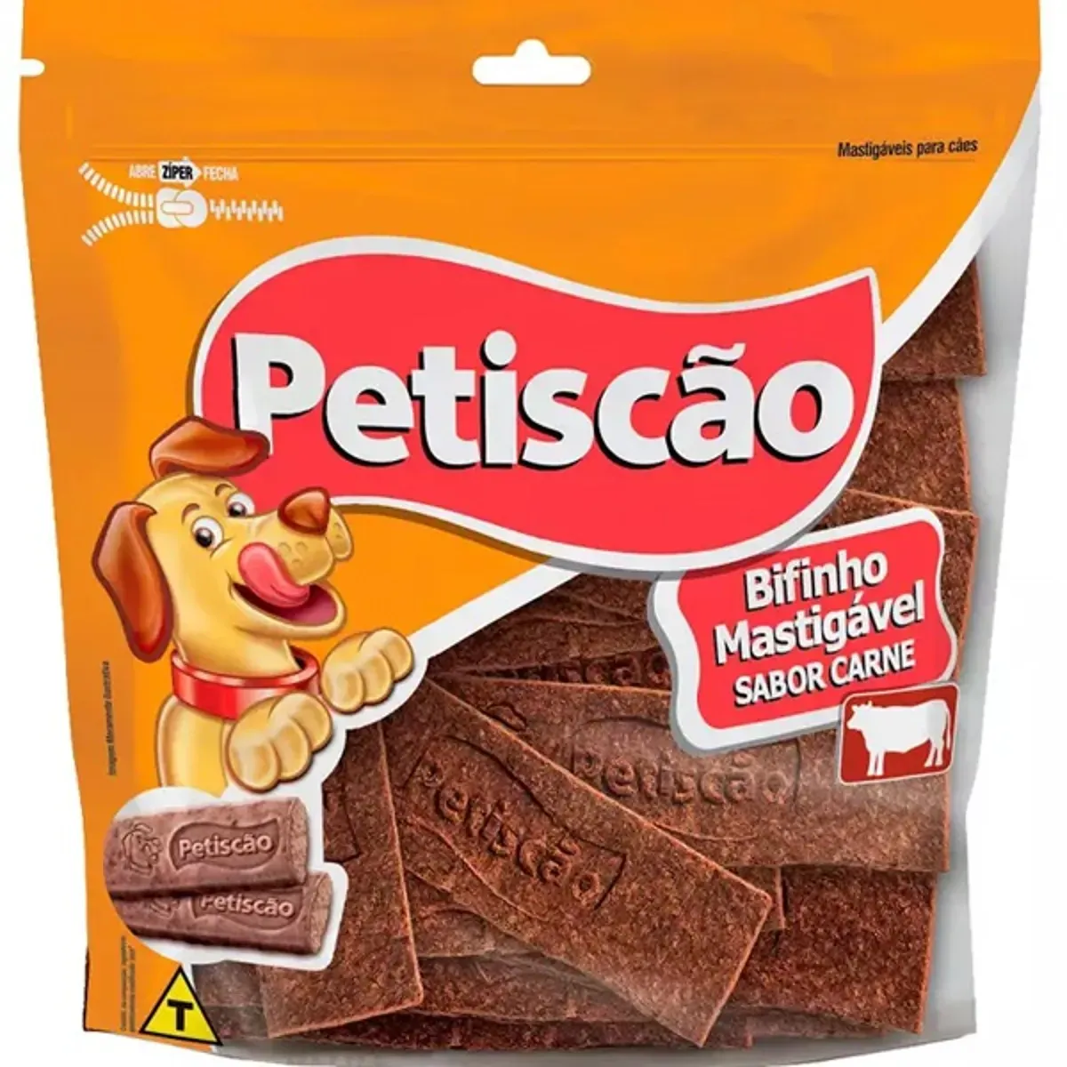Bifinho Tablete para Cachorro Petiscão Carne 250G