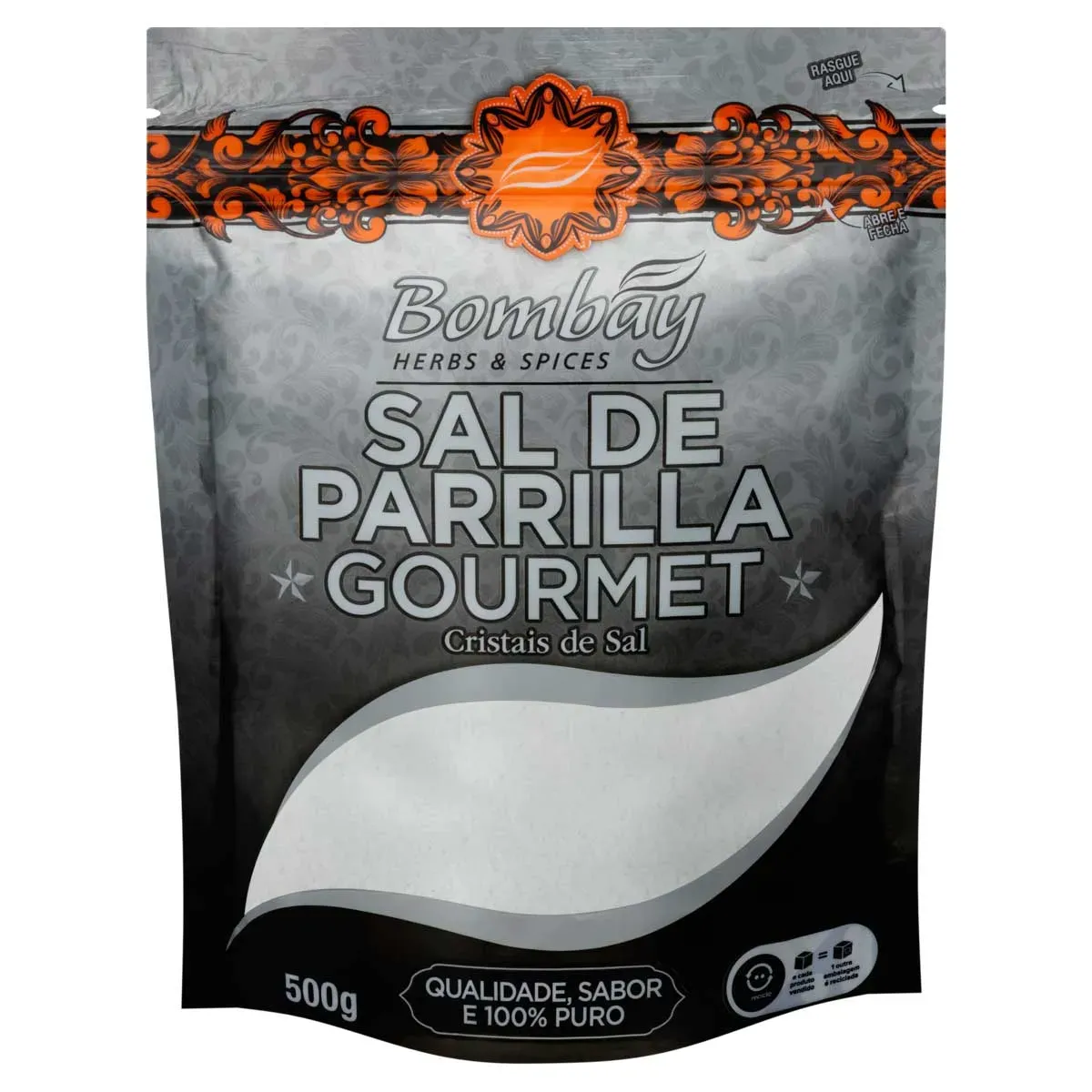 Sal de Parrilla Bombay Herbs & Spices Gourmet 500G