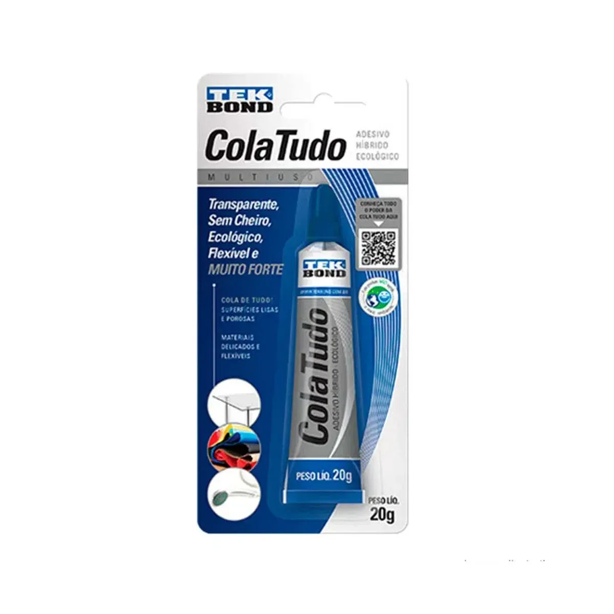 Cola Tudo Multiuso Tek Bond 20G