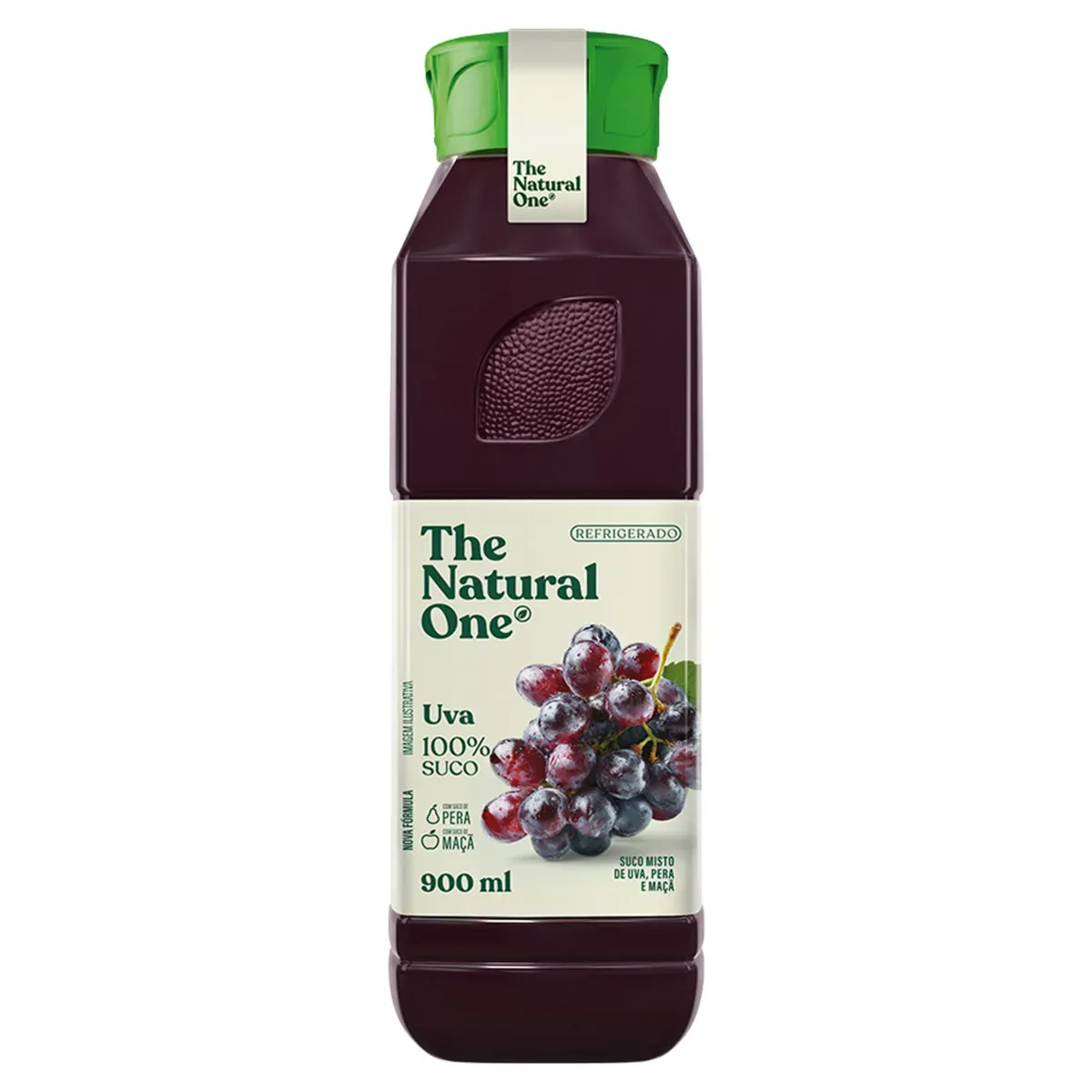 Suco Uva Maçã Integral Refrigerado Natural 900ML
