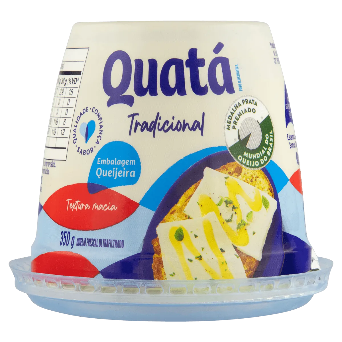 Queijo Frescal Ultrafiltrado Quatá 350G