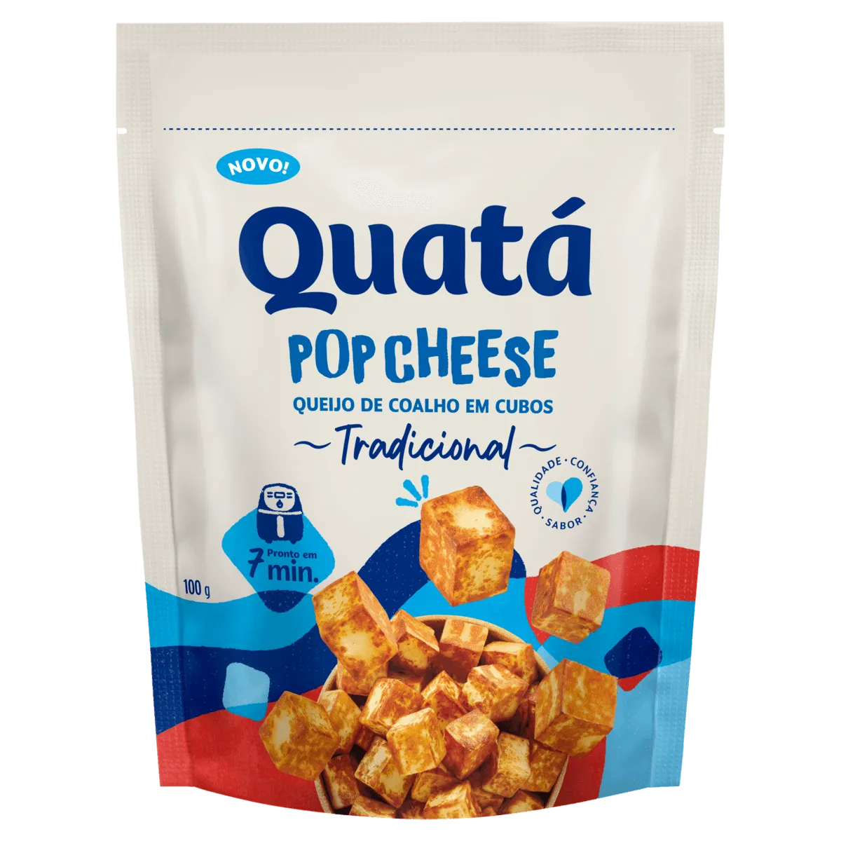 Queijo Coalho em Cubos Quatá Pop Cheese 100G