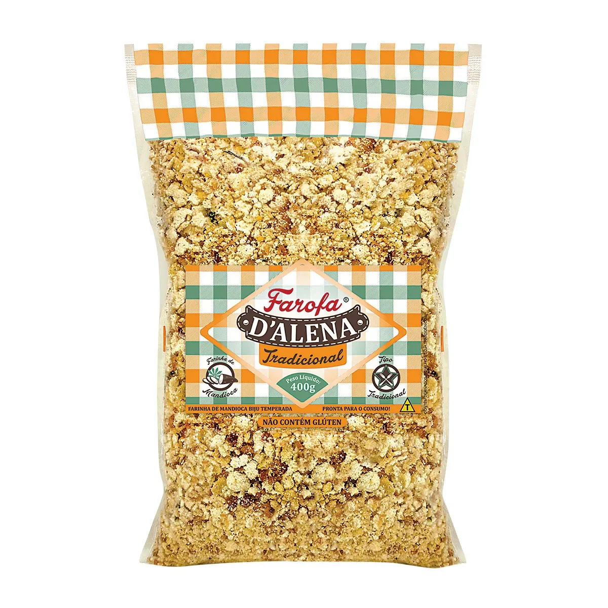 Farofa de Mandioca D'alena 400G